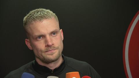 Philipp Max nach dem Spiel gegen Neapel.