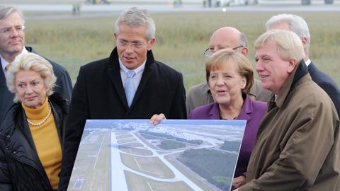 Kanzlerin Merkel bei der Eröffnung