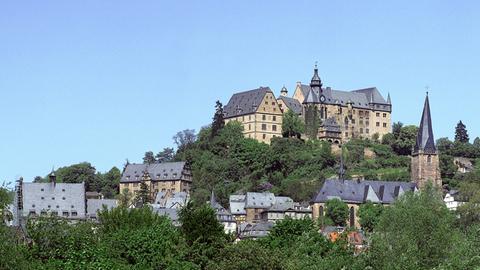 Blick auf das Marburger Schloss