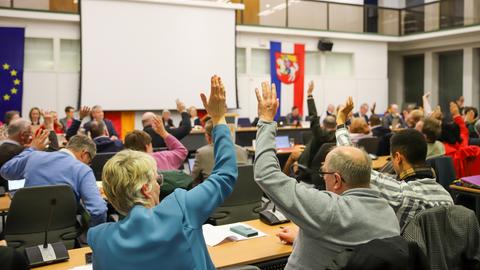 Abstimmung der Stadtverordnetenversammlung in Marburg