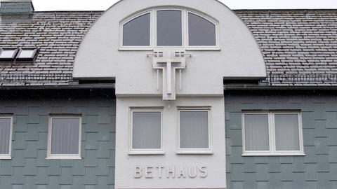 Ansicht der Baptistenkirche in Frankfurt