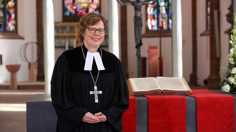 Bischöfin Beate Hofmann in der Kasseler Martinskirche