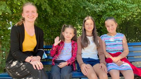 ukrainische Schülerinnen an der Kerscheinsteinerschule