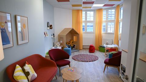 Ein Aufenthaltsraum im Childhood-Haus auf dem Gelände des Frankfurter Universitätsklinikums.
