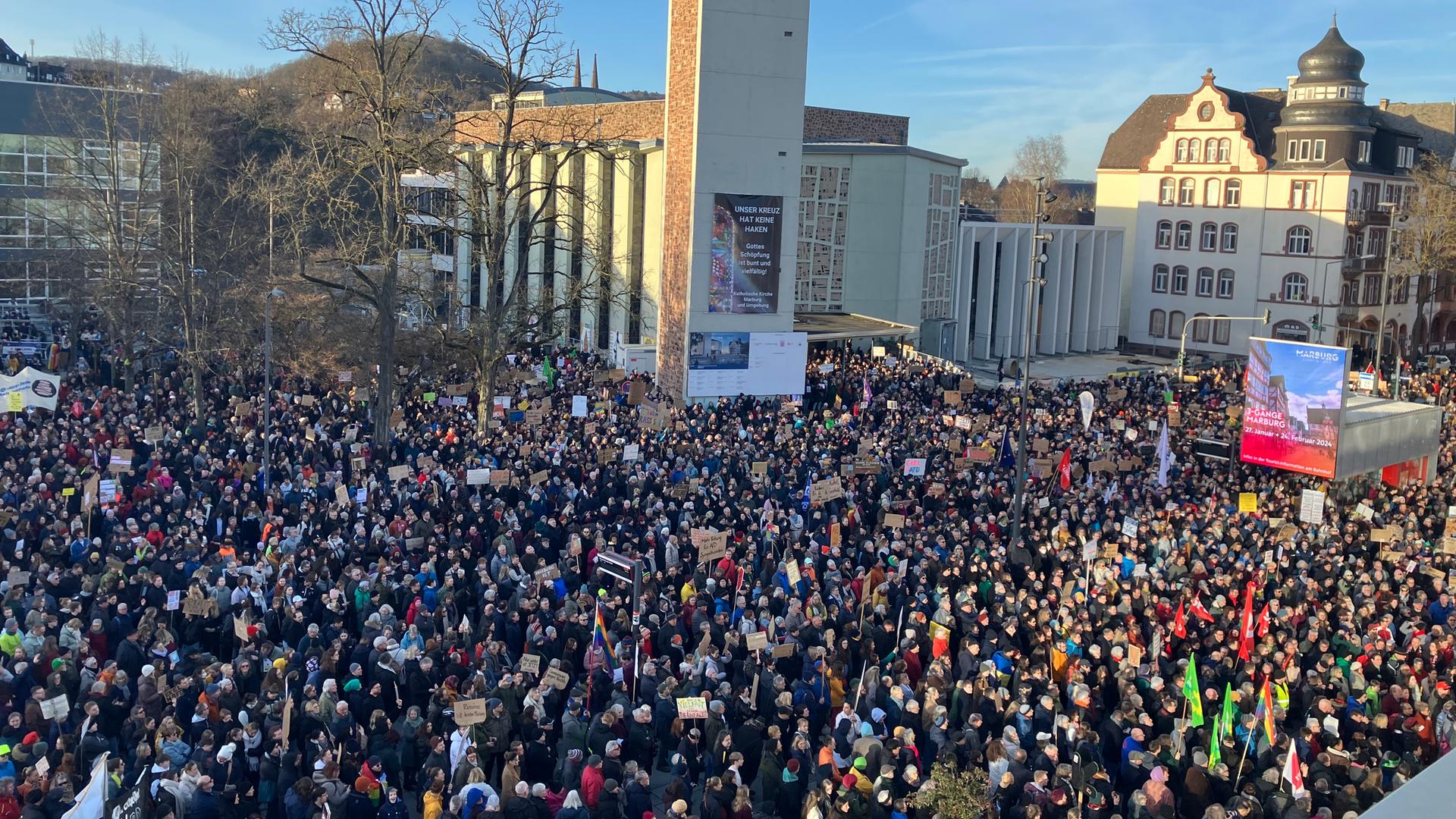 Demonstrationen gegen Rechtsextremismus in Hessen Audio hessenschau.de Gesellschaft