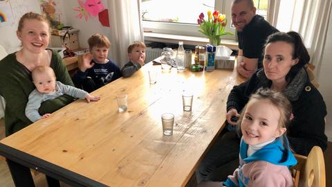 Geflüchtete bei einer Marburger Gastfamilie