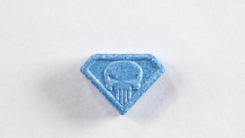 Ecstasy-Pille: Blue Punisher