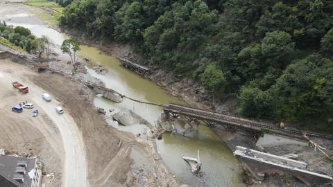 Wiederaufbau nach der Jahrhunderflut im Ahrtal