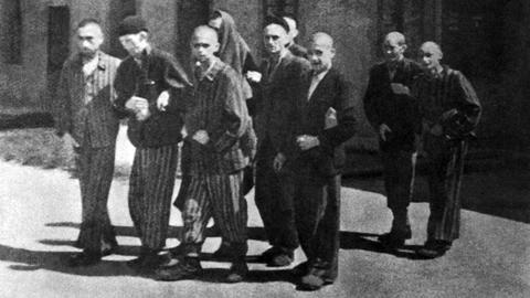 Gefangene im Konzentrationslager Theresienstadt