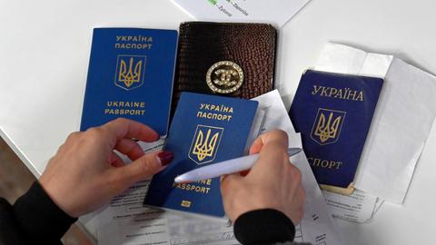 Ukrainische Pässe