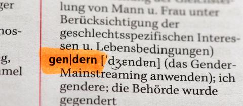 Gendern: Eintrag im Duden