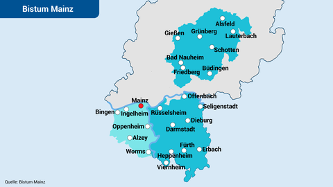 Grafik Bistum Mainz