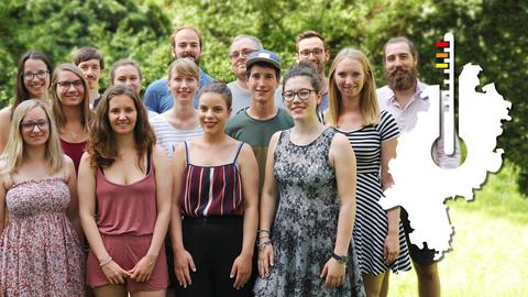 Gruppe Studenten