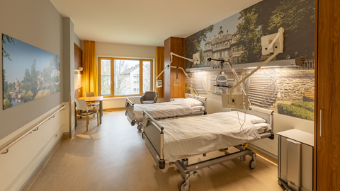 Die neuen Zimmer bieten mehr Komfort für Patienten.