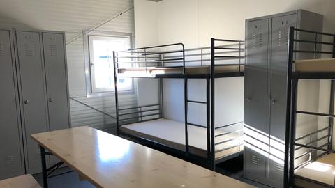 Zimmer der Leichtbauhalle