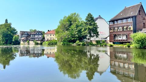 Stadt am Fluss