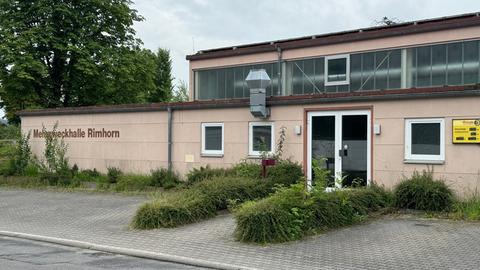 Die Mehrzweckhalle Lützelbach Rimhorn von außen