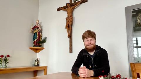 Peter Roberg absolviert im Kloster Frauenberg in Fulda ein Freiwilliges Ordensjahr