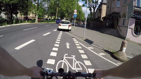 Verstellte Radwege sind auch 2016 keine Seltenheit in Frankfurt