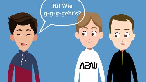 Jungs die stottern