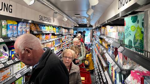 Supermarkt-Bus