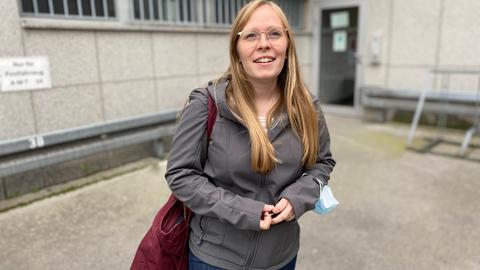 Die Wiesbadener Sozialarbeiterin Vivian Osterhoff