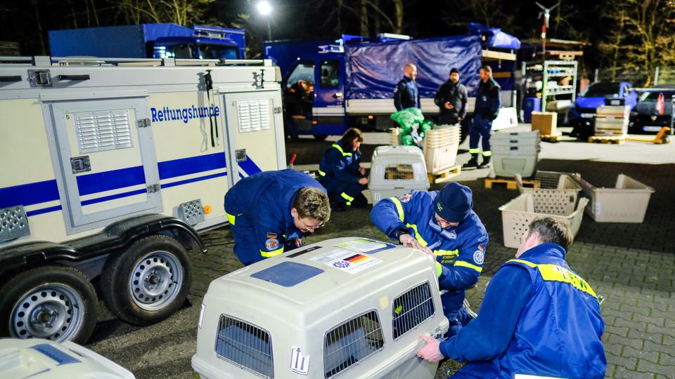 Technisches Hilfswerk schickt Hessen ins Erdbebengebiet