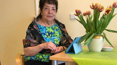Ukrainische Holocaust-Überlebende im Frankfurter Altenheim der Budge-Stiftung