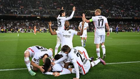 Eintracht Torjubel