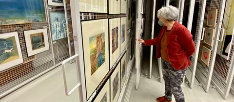 Kunst zum Ausleihen in der Artothek Kleinsassen 