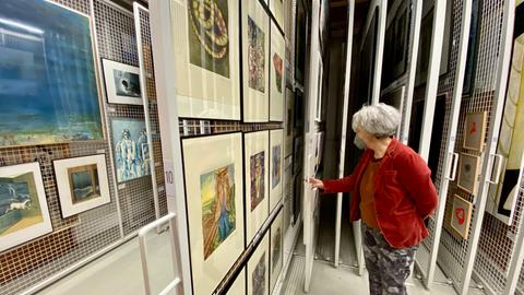 Kunst zum Ausleihen in der Artothek Kleinsassen 