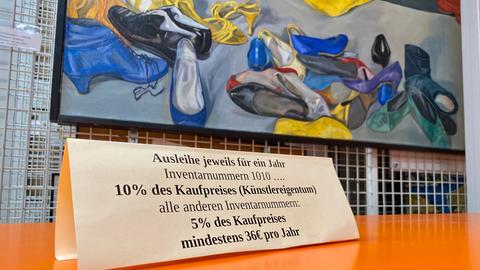 Kunst zum Ausleihen in der Artothek Kleinsassen 