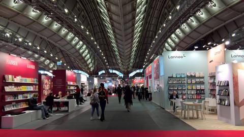 Stände auf der Buchmesse 2021.