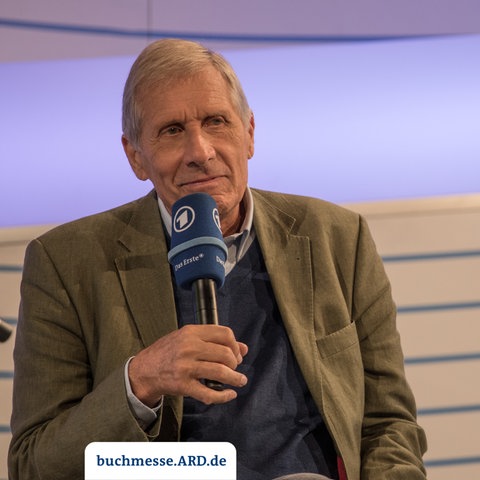 Ulrich Wickert auf der ARD-Bühne, Frankfurter Buchmesse 2019