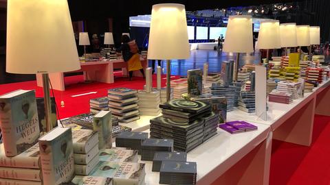 Bücherstand auf der Frankfurter Buchmesse