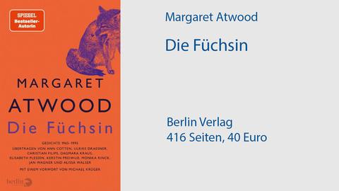 Cover Margaret Atwood "Die Füchsin"