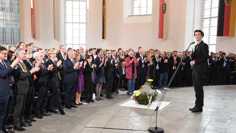 Publizistin Carolin Emcke bei der Verleihung des Friedenspreises in der Paulskirche 