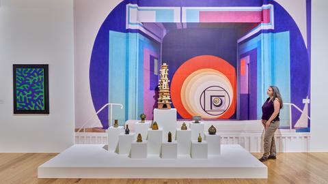 Ausstellungsansicht "Casablanca Art School. Eine postkoloniale Avantgarde 1962–1987"