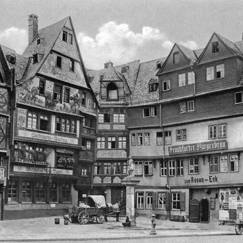 Haus Roseneck, Frankfurt historisch