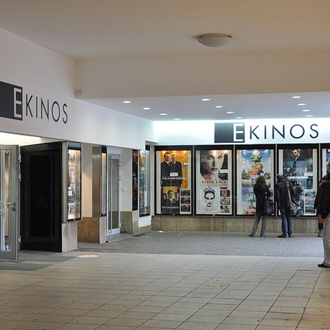 Eingang der E-Kinos in Frankfurt nahe der Hauptwache