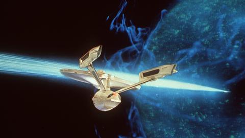 Archivbild des Flaggschiff der Serie "Star Trek", die USS Enterprise