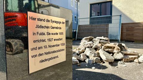 Archäologie Ausgrabungen Synagoge Überreste Fulda 