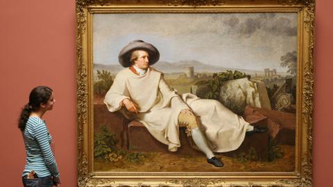 "Goethe in der römischen Campagna", Johann Heinrich Wilhelm Tischbein