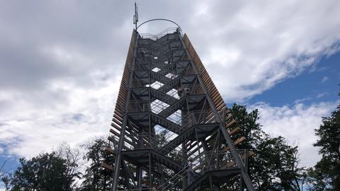 Aussichtsplattform Himmelsleiter im Odenwald