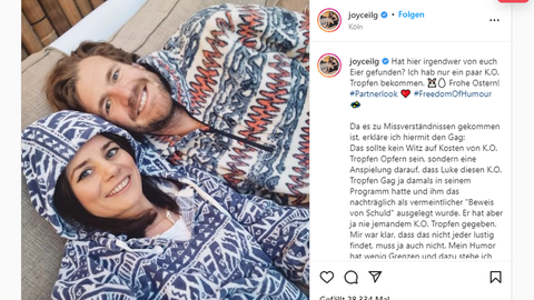 Instagram-Posting von Joyce Ilg