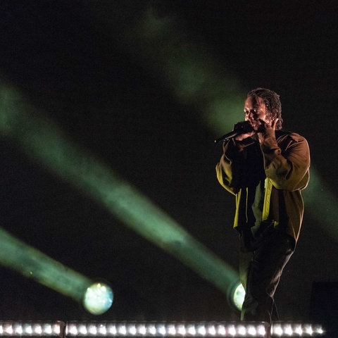 Kendrick Lamar bei einem Live-Auftritt im September 2018 in Philadelphia
