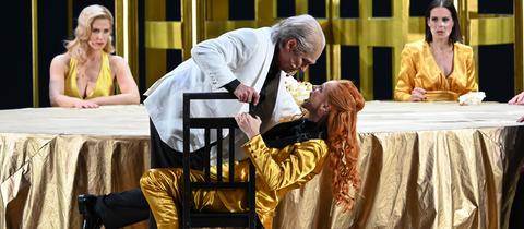 Szene aus "König Lear" bei den Bad Hersfelder Festspielen
