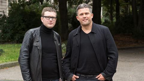 Die zwei Podcaster Philip Banse und Ulf Buermeyer. 