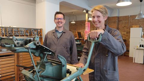 Die Druckerei Hochdruckzone in Offenbach