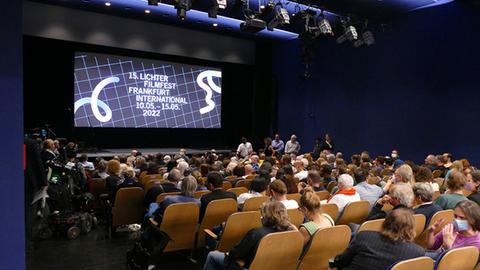 Das Bild zeigt einen Kino-Saal beim Lichter Filmfest 2022.